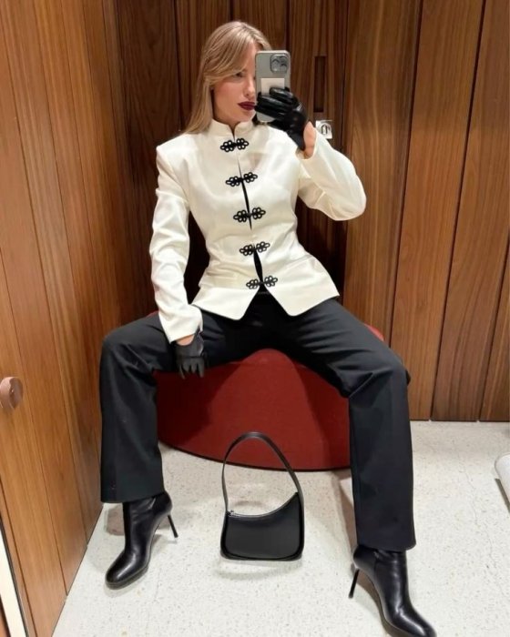 Пиджак в китайском стиле, фото