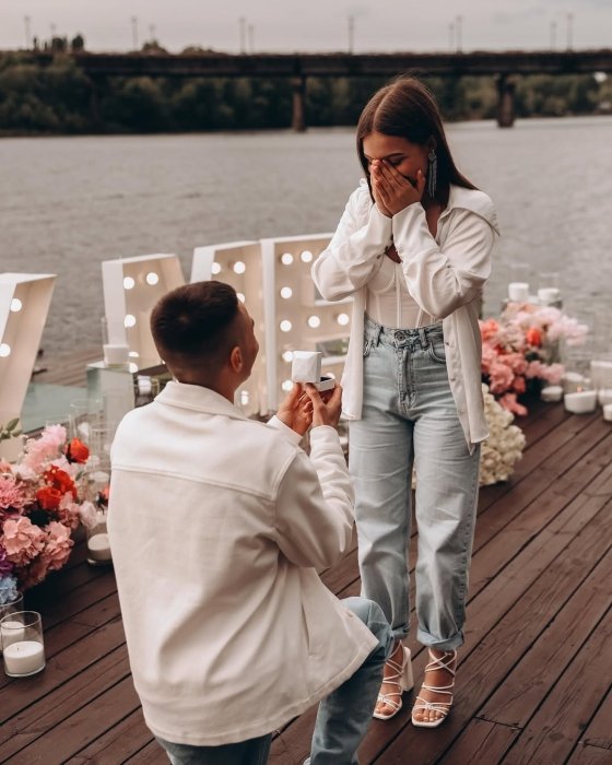 Андрій Самчук і його наречена Христина, фото