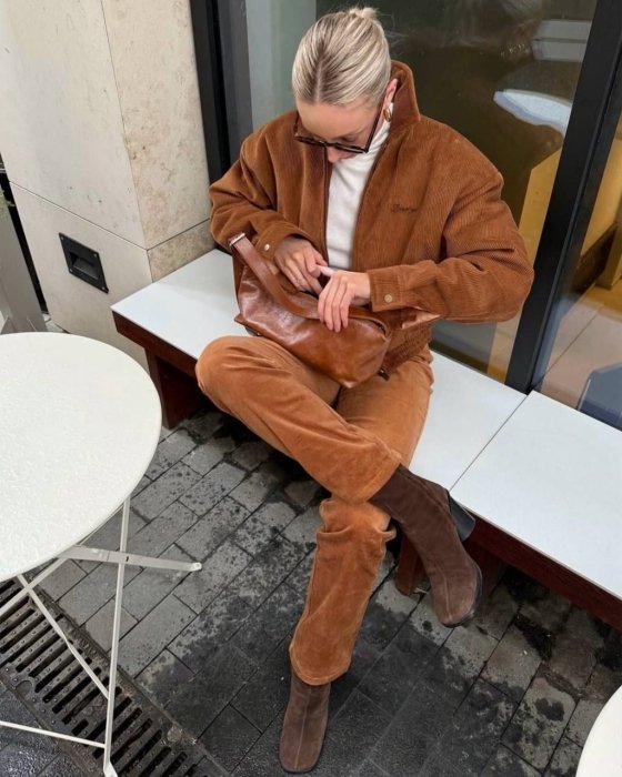 Вельветові костюми, фото