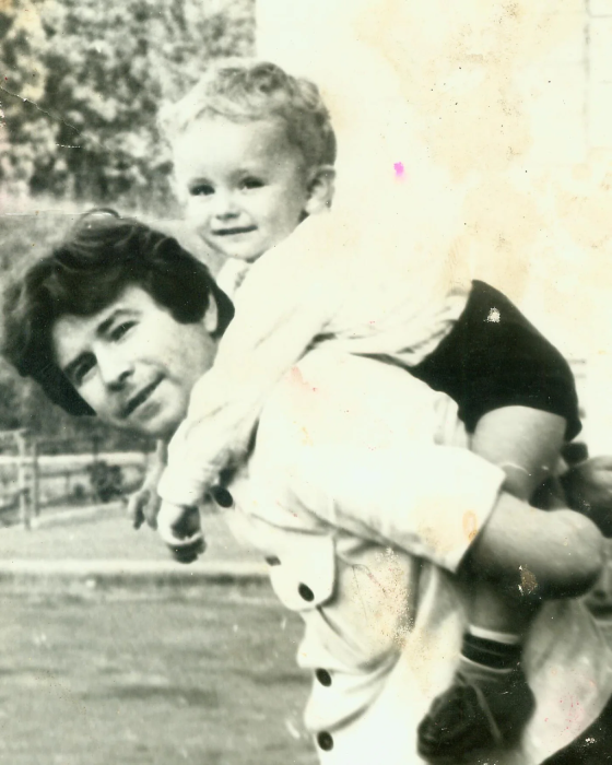 Михайло Поплавський і син Олександр