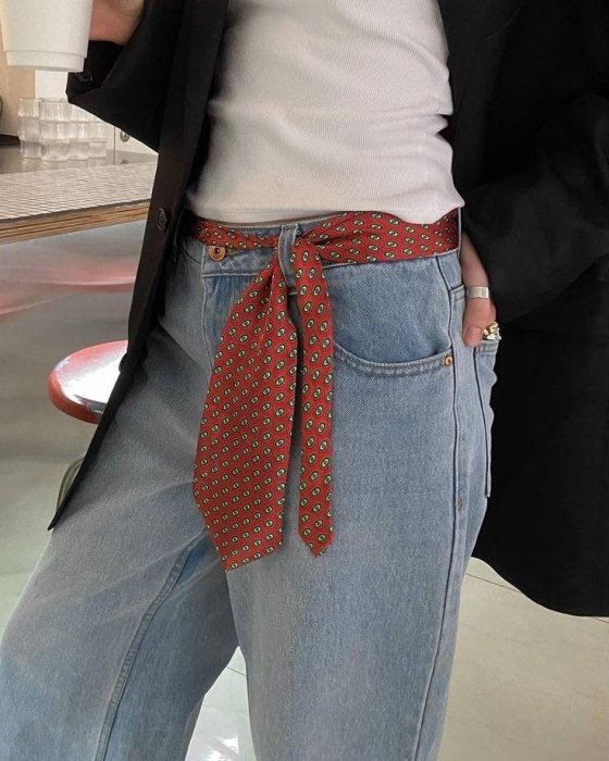 Галстук в образе, фото