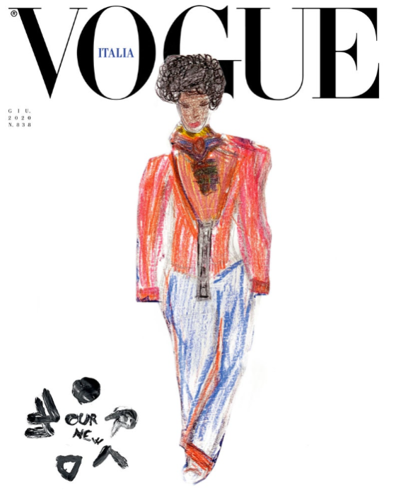 Обложка дня: итальянский Vogue поместил на обложку детские рисунки (ФОТО) - фото №2