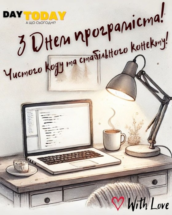 Международный день программиста 2026: подборка креативных пожеланий, картинки на украинском