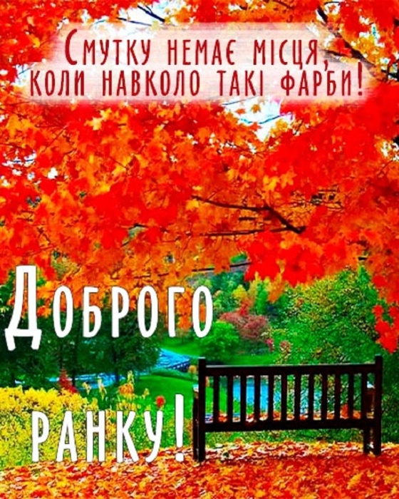 Доброго осіннього ранку! Найкращі листівки з привітаннями та побажаннями гарного дня - фото №7