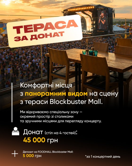Концерт Бумбокс у Києві 16-17 травня 2026: квитки та ціни