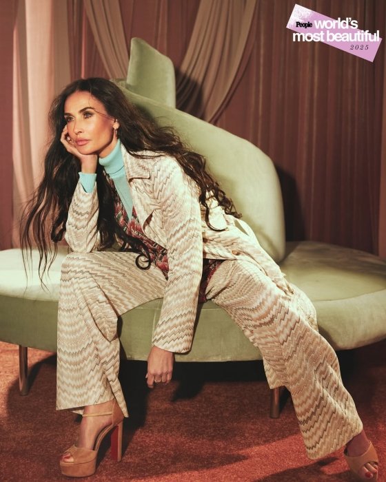 Деми Мур снялась для People — новые фото актрисы