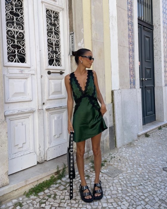 Платье с кружевом, фото