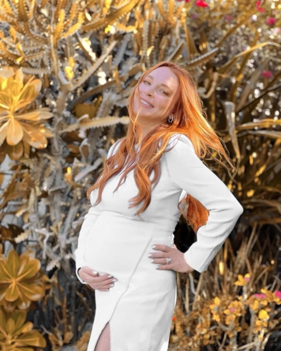 37-летняя Линдси Лохан впервые стала мамой: звезда назвала малыша необычным именем - фото №2