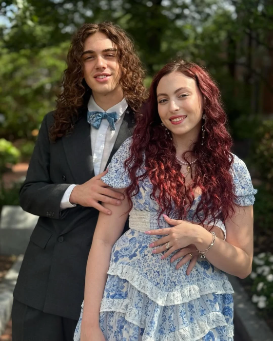 Маша Полякова и ее муж, фото