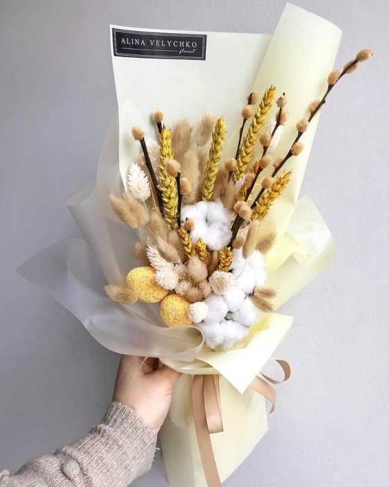 Как сделать стильный букет на Вербное Воскресенье 2025 — своими руками