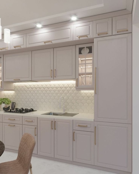 Безупречно чистая и просторная: как может выглядеть белая кухня (ФОТО) - фото №1