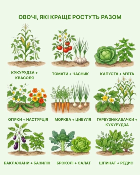 лучшие растения-соседи