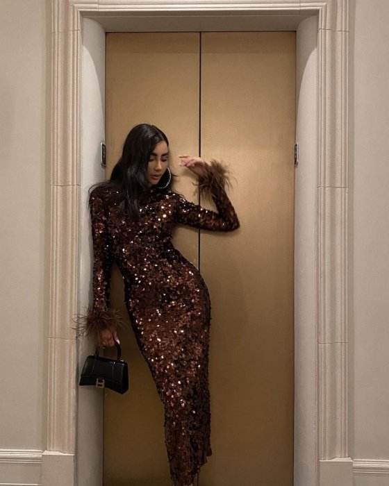 Образы на Новый год 2026 с пайетками, фото