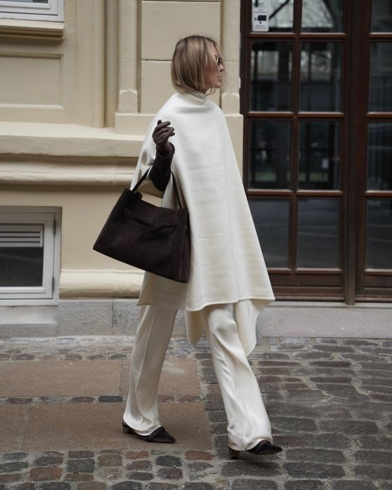 Модные пончо 2025, фото