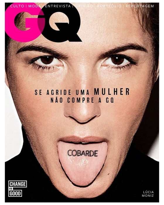 Португальский GQ посвятил новый номер борьбе с домашним насилием - фото №2