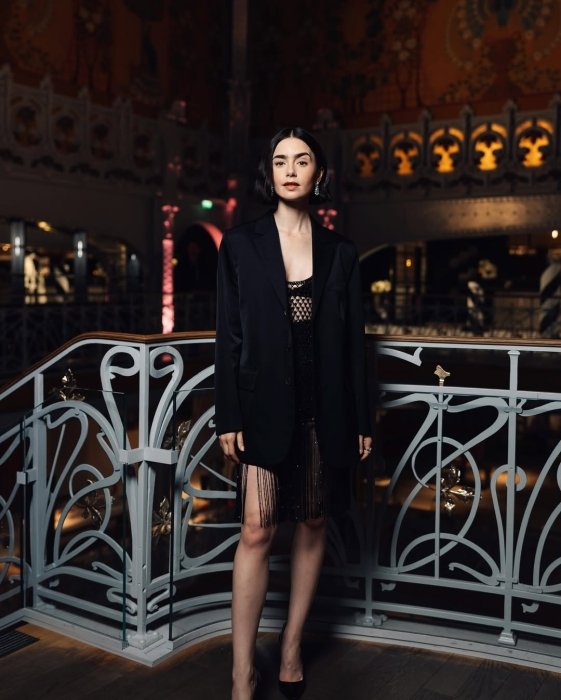 Стиль Лілі Коллінз, фото