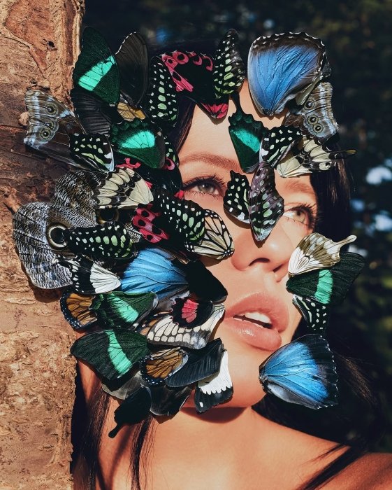 Ірина Горова та метелики, фото