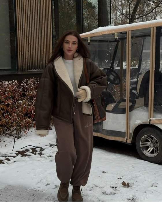 Трендовые дубленки зима 2025/26.