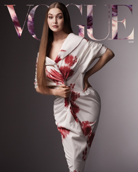 Джиджи Хадид впервые появилась на обложке Vogue после рождения дочери (ФОТО) - фото №1