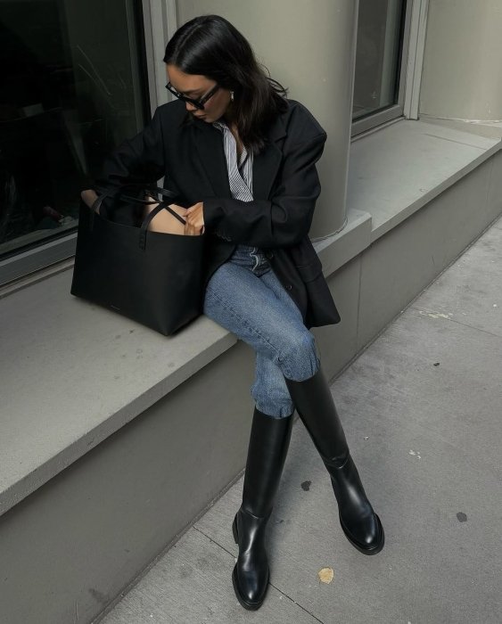 Какая осенняя и зимняя обувь в моде в 2025 году Жокейские сапоги.