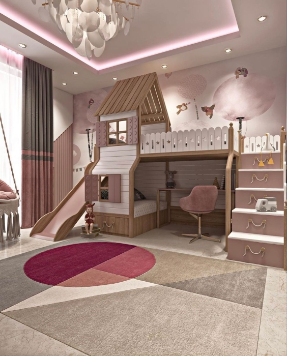 Для маленьких принцес: найгарніші дитячі кімнати для сестричок (ФОТО) - фото №11