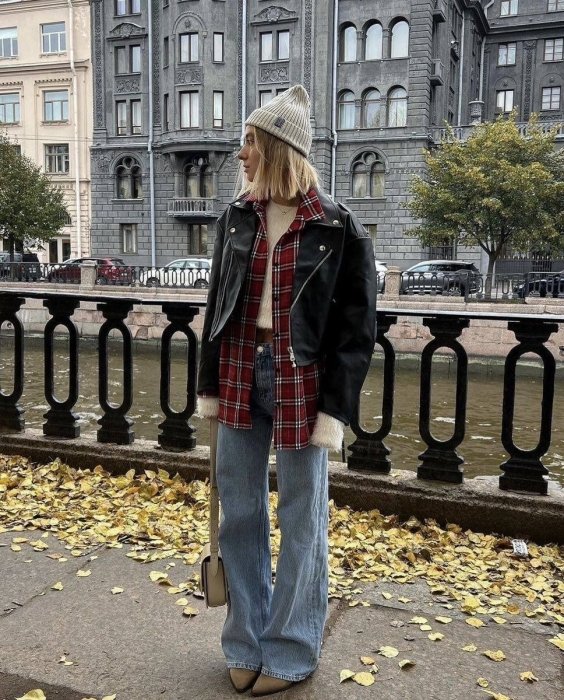 Картата сорочка жіноча, фото