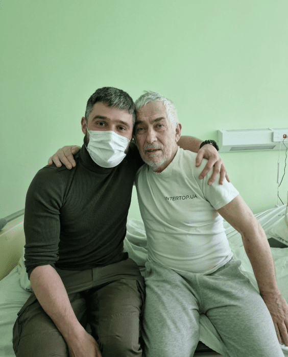 Андрей Фединчик и его отец, фото