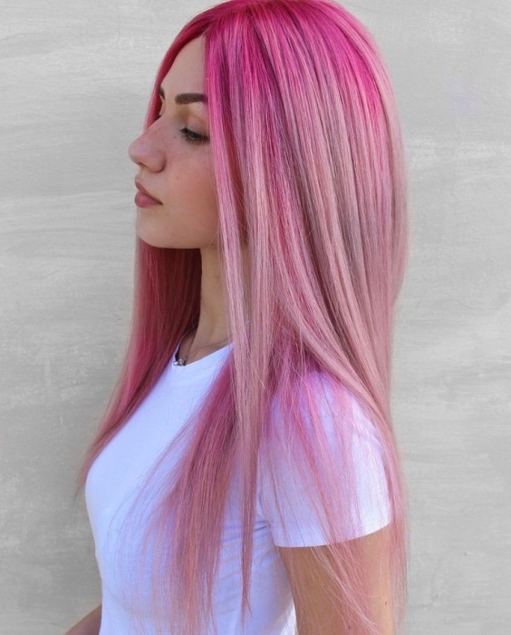 Обмре на волоссі: від рожевого до білого, фото