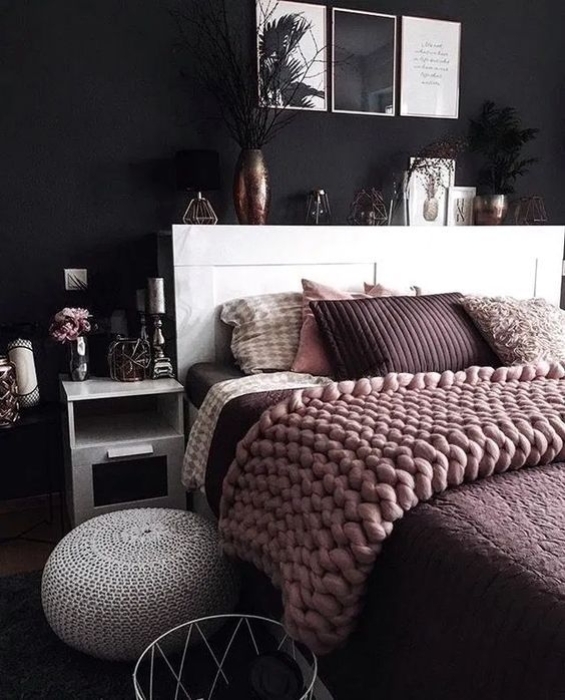 Роскошный контраст: как сделать спальню с черным цветом (ФОТО) - фото №10