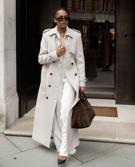 Модні образи в білому кольорі, фото