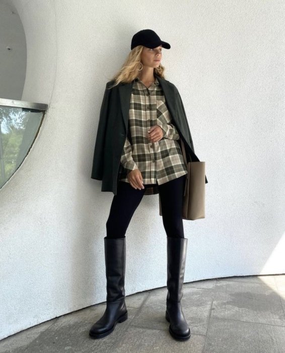 Сорочка в клітинку, фото