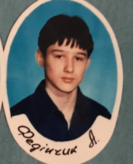 Андрей Фединчик в детстве, фото