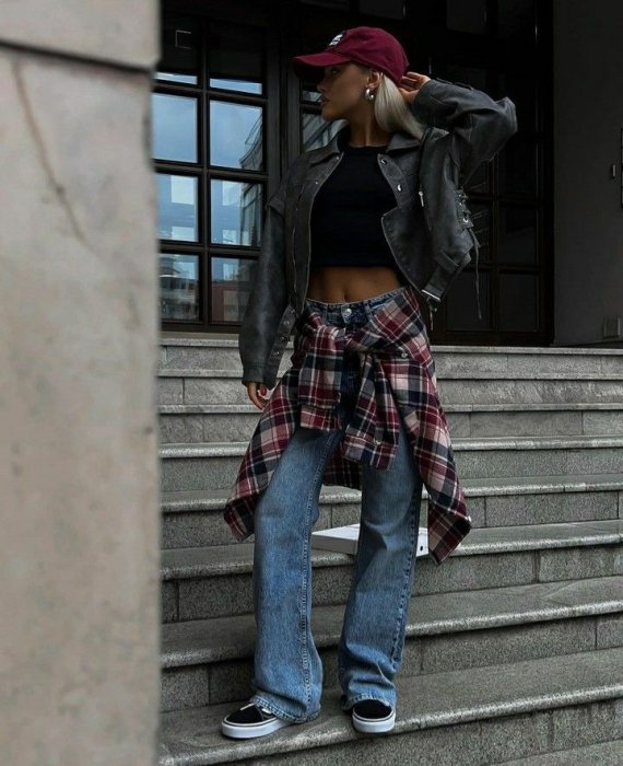 Сорочка в клітинку, фото