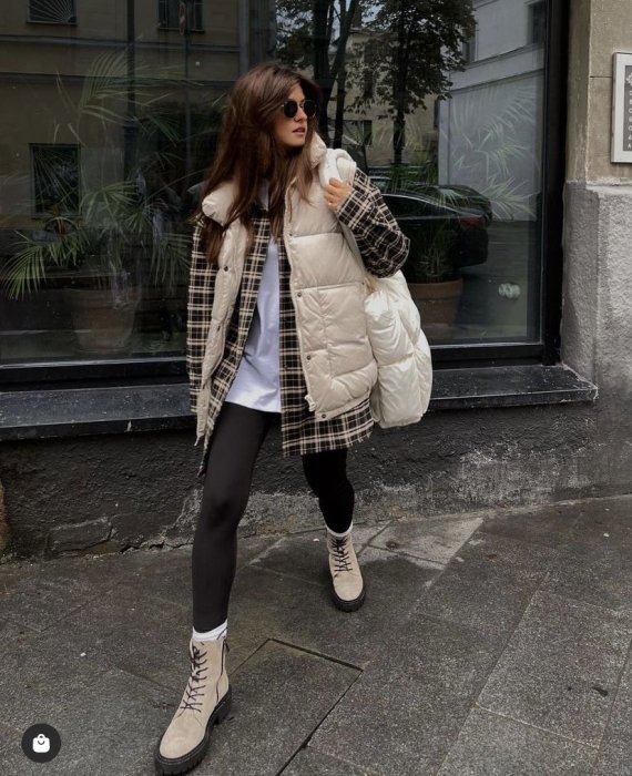 Картата сорочка жіноча, фото