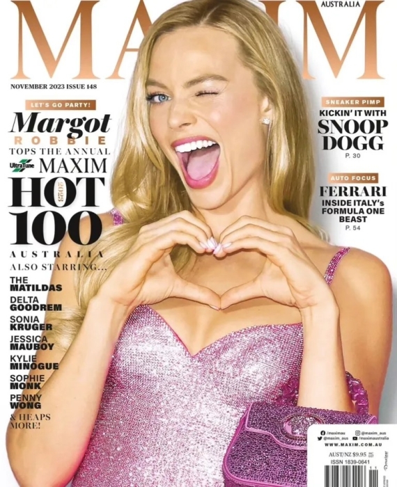 Вошла в историю: Марго Робби стала самой горячей женщиной 2023 года по версии журнала MAXIM - фото №1
