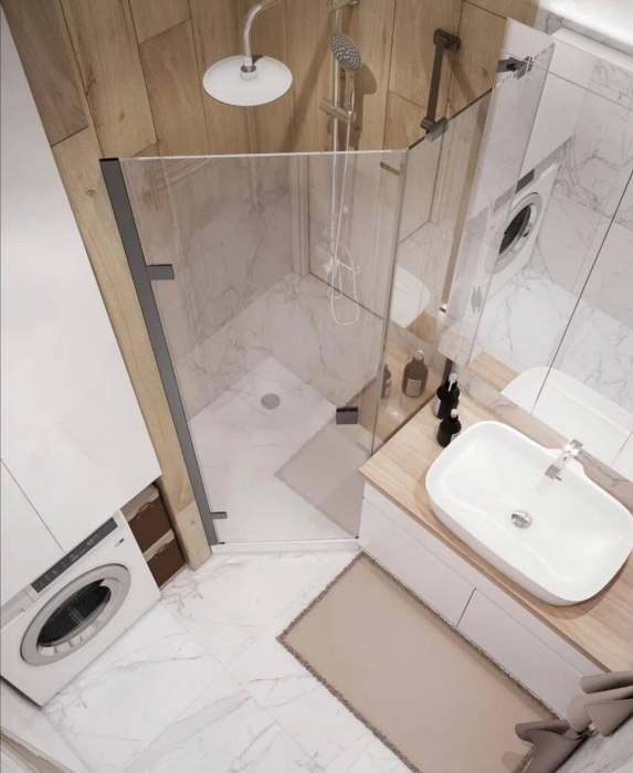Маленькая ванна: 4 секрета удобной экономии пространства (ФОТО) - фото №2