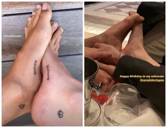 Дружба или любовь? Кайя Гербер и Кара Делевинь сделали одинаковые татуировки (ФОТО) - фото №1