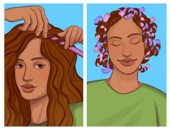 Как накрутить волосы без плойки