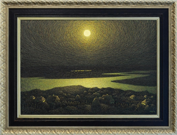 Картина "Зійшов місяць над Дніпром" Івана Марчука була продана з аукціону за 300 тис. доларів і побила світовий рекорд