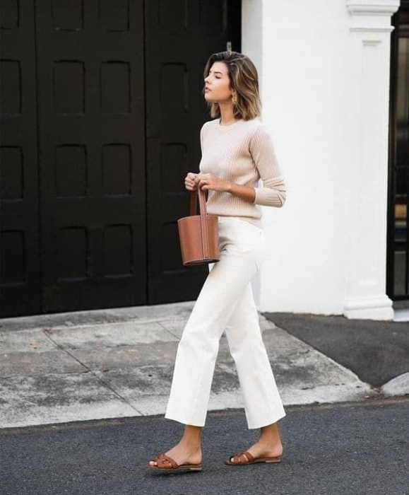 Модний серпень 2023: із чим одягнути білі штани, аби виглядати неперевершено (ФОТО) - фото №13