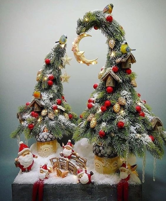 Ультрамодний декор інтер'єру: новорічні прикраси для дому (ФОТО) - фото №17