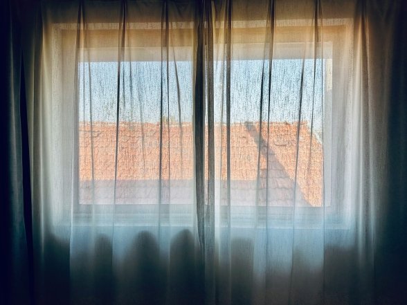 Лляні штори