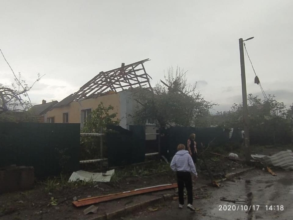 Ураган в Кропивницком 17 октября 2020