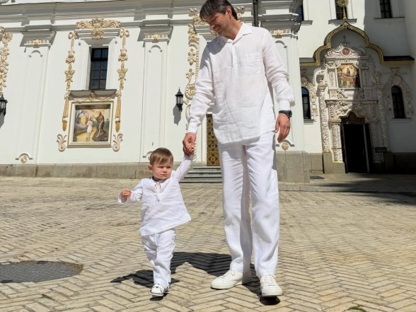 Сергей Притула и его сын, фото