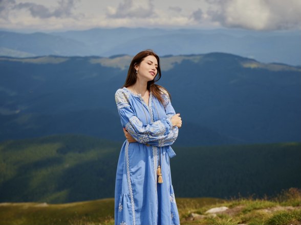 Певица Жаннет на съемках клипа "Жизнь продолжается"