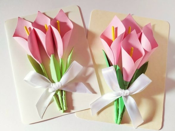 Открытка для мамы от ребенка на 8 Марта