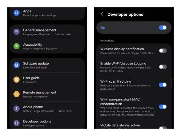 И включаем рандомизацию MAC-адреса