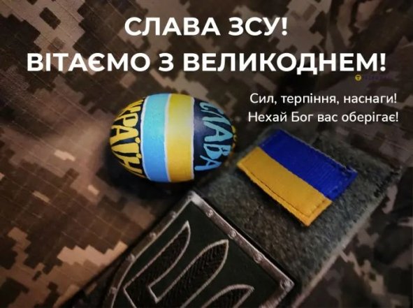 Листівки з Великоднем українською мовою