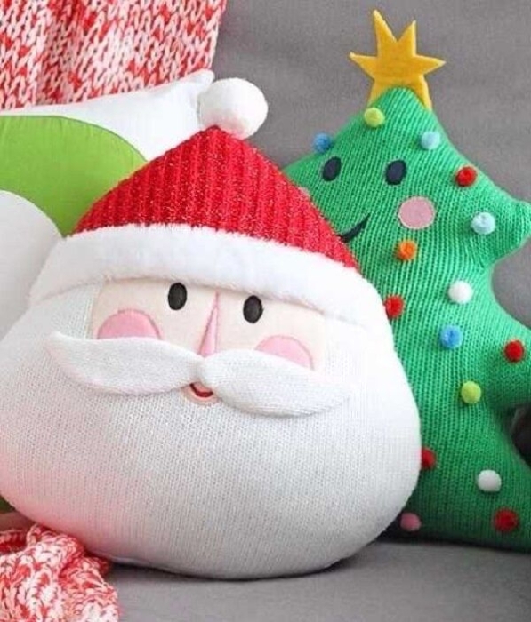 По-новогоднему мягко: модные праздничные подушки для вашего интерьера (ФОТО) - фото №6