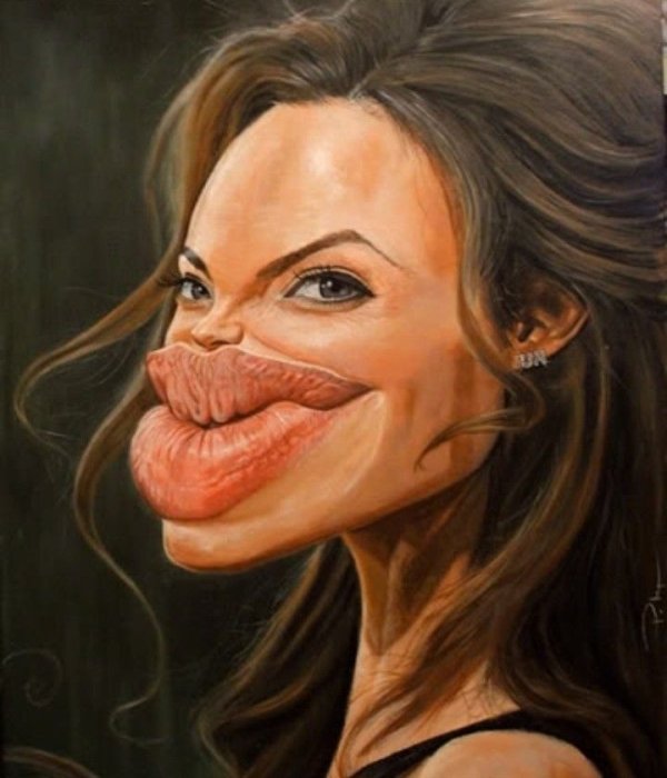 Відомі актори в карикатурах